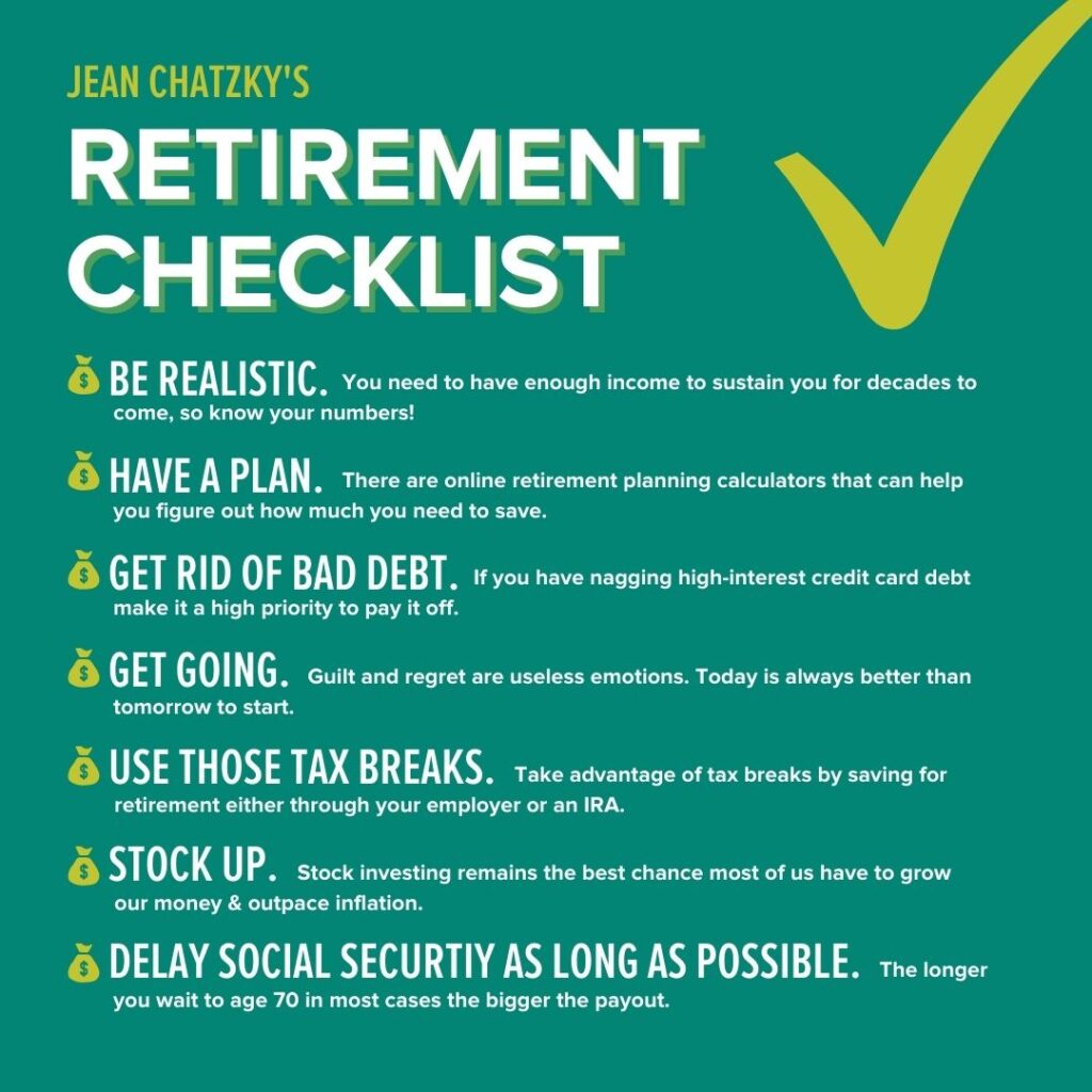 Retirement checklist