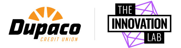 Dupaco Credit Union Logo and The Innovation Lab logo